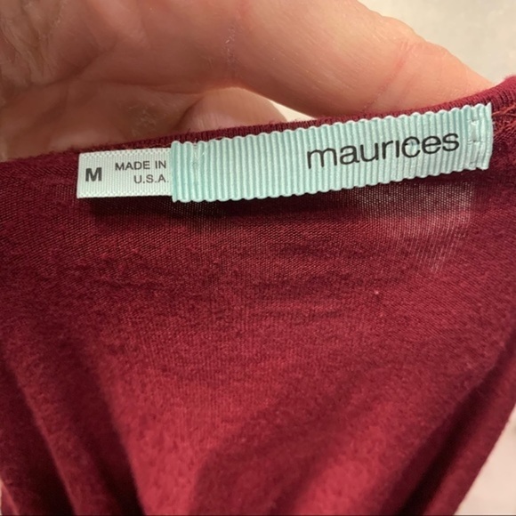 Maurices Embellished Lace Sleeve Top - Picture 6 of 7